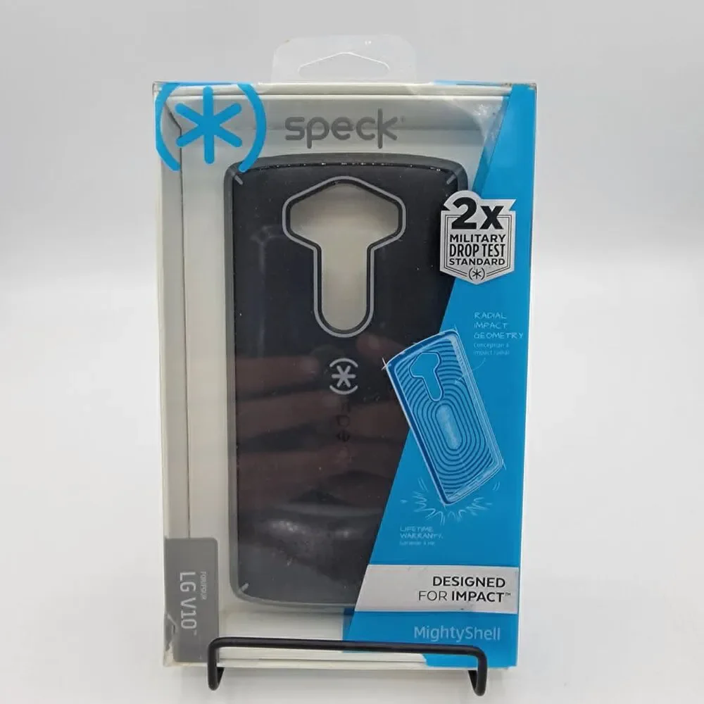 Speck Mightyshell Case LG V10 Black Slate Grey Cell Phone Strong